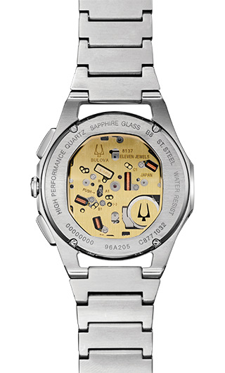 96A205 Men's Curv Chronograph Watch