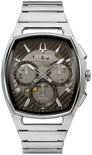 96A257 Men's Curv Chronograph Watch