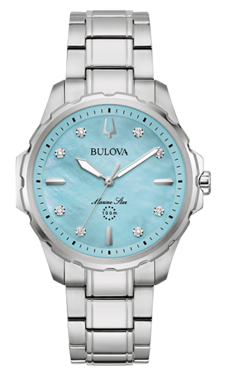 96P248 Women's Marine Star Diamond Watch